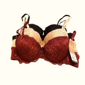 Rene Rofe 3 Extreme Push-up Bra 36B